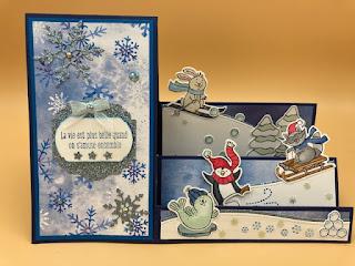 Carte neige escaliers